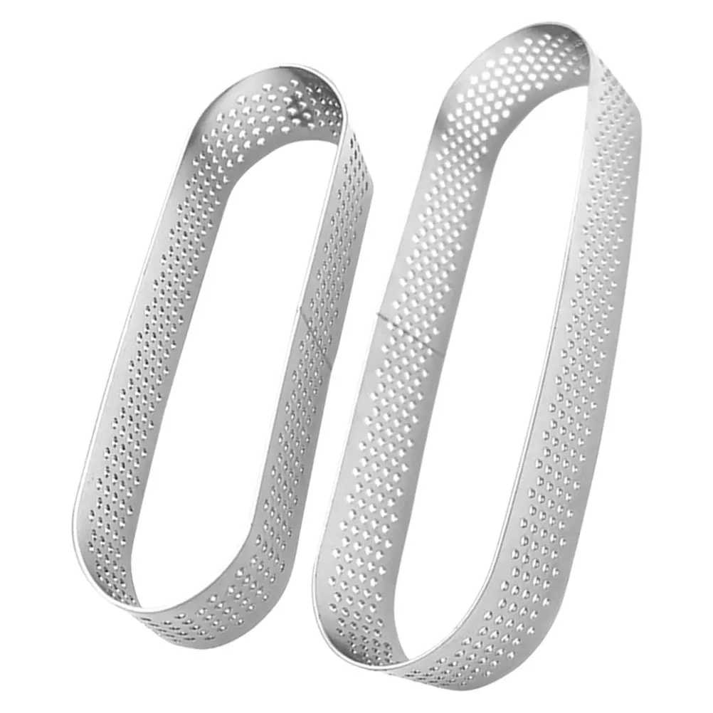 2Pcs Baking Mold Tart Ring 304 Stainless Steel Round Perforated Pastry Tool Reusable Non-stick Mousse Cake Kitchen
2Pcs Baking Mold Tart Ring 304 Stainless Steel Round Perforated Pastry Tool Reusable Non-stick Mousse Cake Kitchen