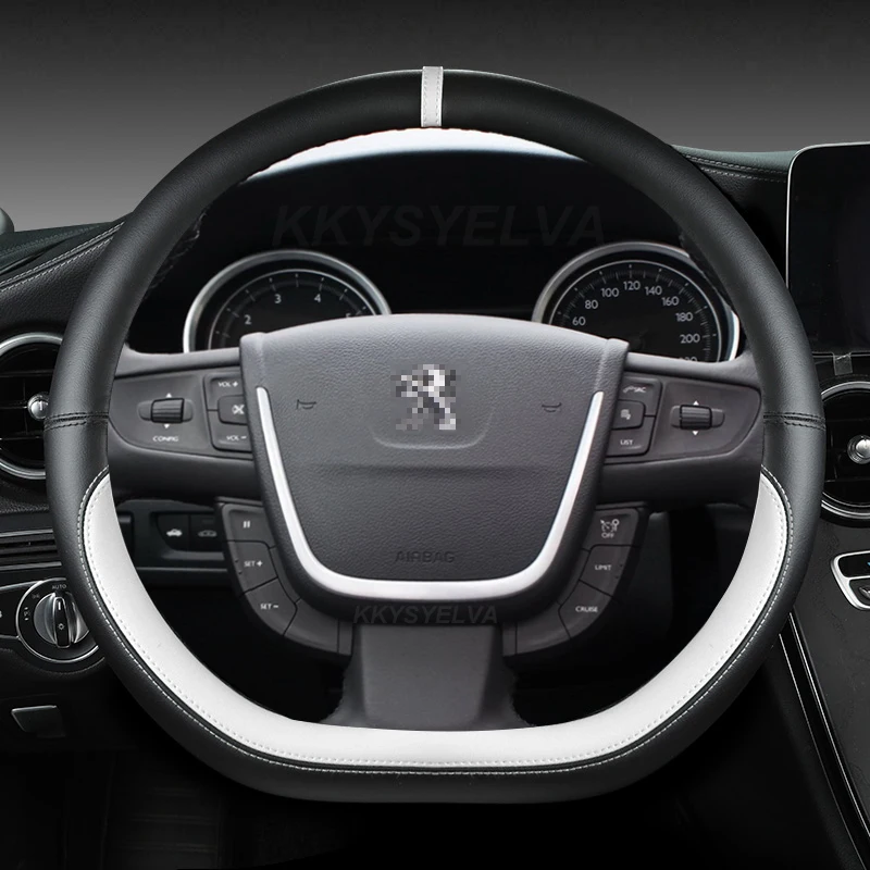 For Peugeot 508 2011 2012-2017 2018 508 SW 2011-2018 Car Steering Wheel Cover Microfiber Leather D Shape Auto Accessories
For Peugeot 508 2011 2012-2017 2018 508 SW 2011-2018 Car Steering Wheel Cover Microfiber Leather D Shape Auto Accessories