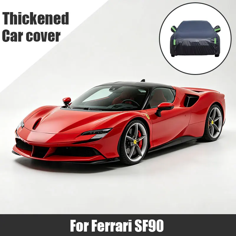 For Ferrari SF90 Stradale Full Car Cover with Side Zipper - Waterproof Dustproof UV Sun Protection All Weather Outdoor Cover
For Ferrari SF90 Stradale Full Car Cover with Side Zipper - Waterproof Dustproof UV Sun Protection All Weather Outdoor Cover