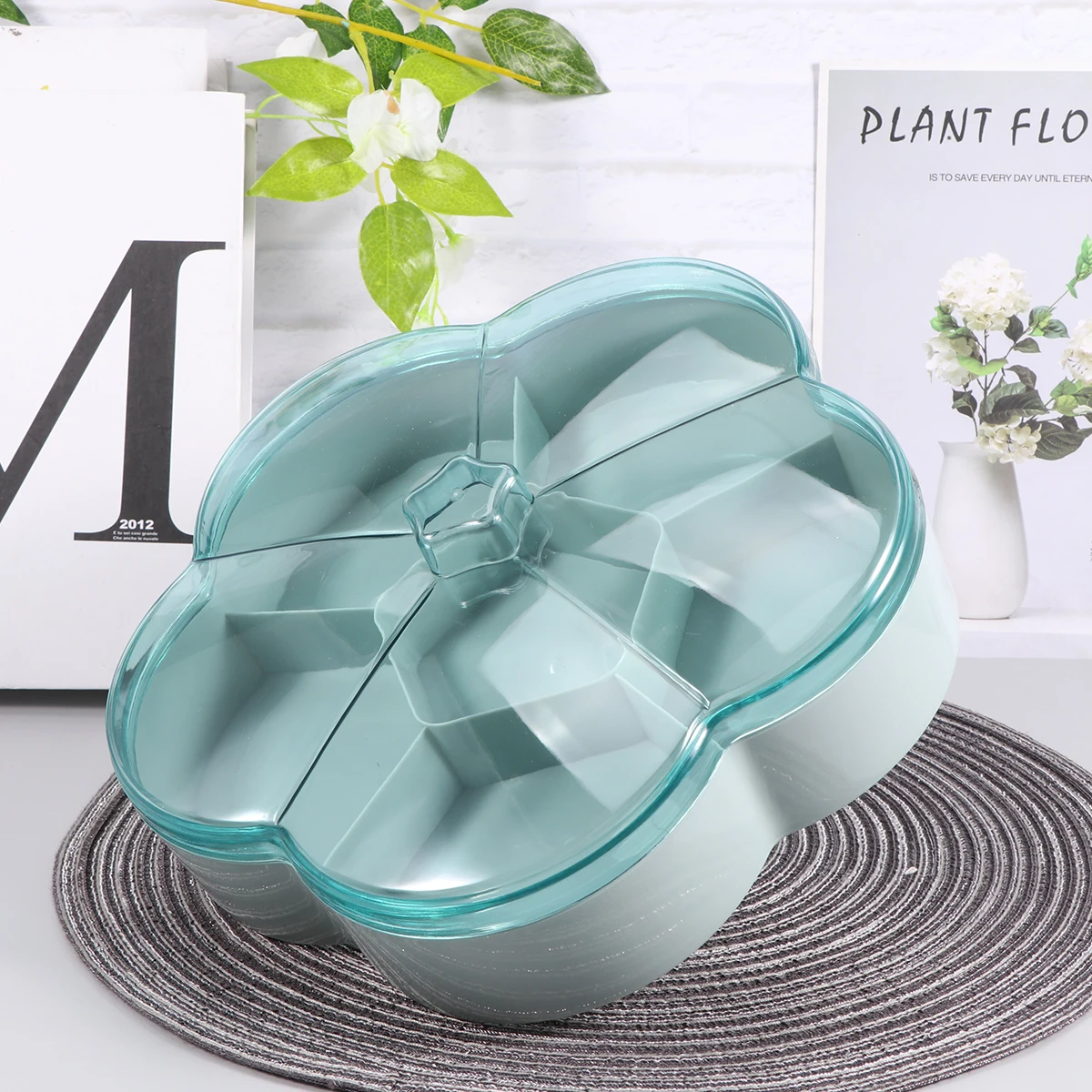 Compartments Candy Box Snack Containers with Lids Split Divided Serving Tray Clear
Compartments Candy Box Snack Containers with Lids Split Divided Serving Tray Clear