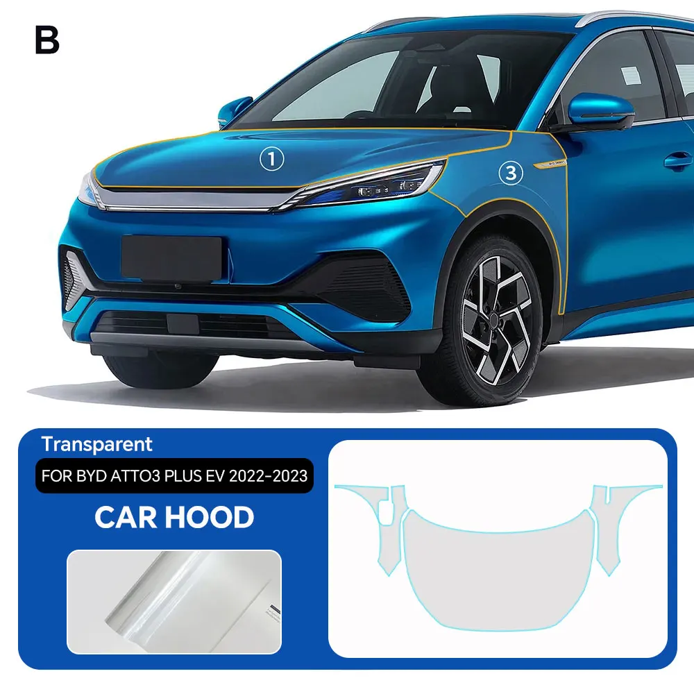 8.5Mil TPU Bumper Hood Paint Protection Film For BYD ATTO3 PIus EV 2022 2023 Pre-cut PPF Clear Bra Body Anti-Scratch Resistant
8.5Mil TPU Bumper Hood Paint Protection Film For BYD ATTO3 PIus EV 2022 2023 Pre-cut PPF Clear Bra Body Anti-Scratch Resistant