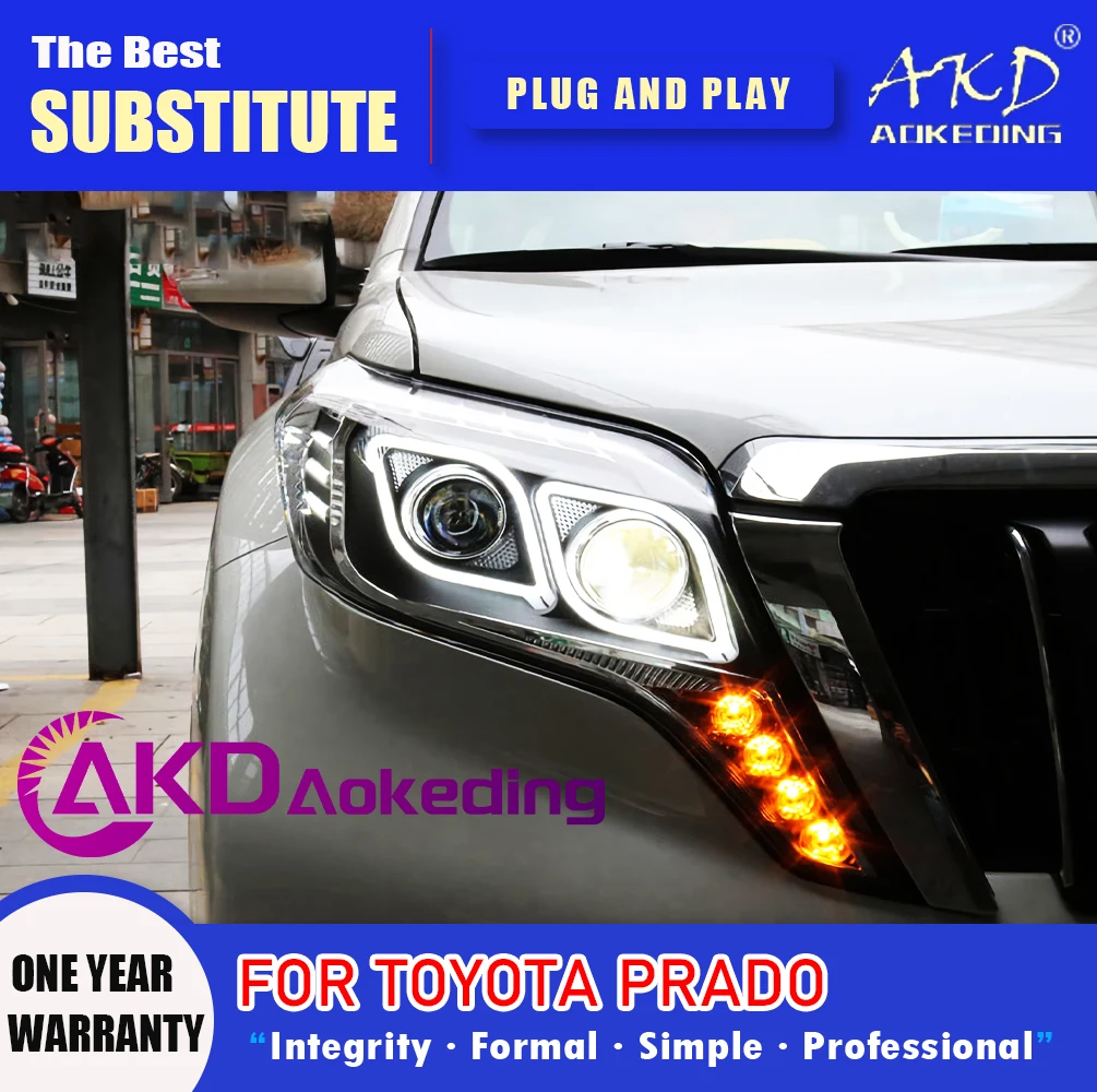 Фара AKD для Toyota Prado, светодиодная фара 2014-2017, фары Prado DRL, указатель поворота, дальний свет, линза проектора «ангельский глаз»
Фара AKD для Toyota Prado, светодиодная фара 2014-2017, фары Prado DRL, указатель поворота, дальний свет, линза проектора «ангельский глаз»