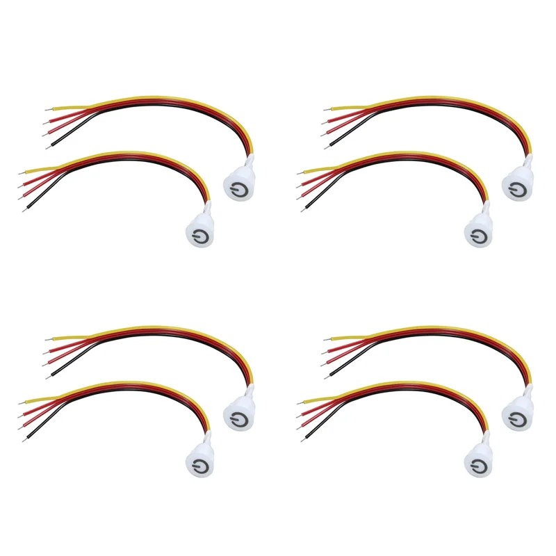 N75R-8Pcs Сенсорный диммер DC3,7 В 5 В 12 В Бесступенчатый диммер Датчик для светодиодного освещения, фургона, шкафа, гардероба и полосы 
N75R-8Pcs Сенсорный диммер DC3,7 В 5 В 12 В Бесступенчатый диммер Датчик для светодиодного освещения, фургона, шкафа, гардероба и полосы