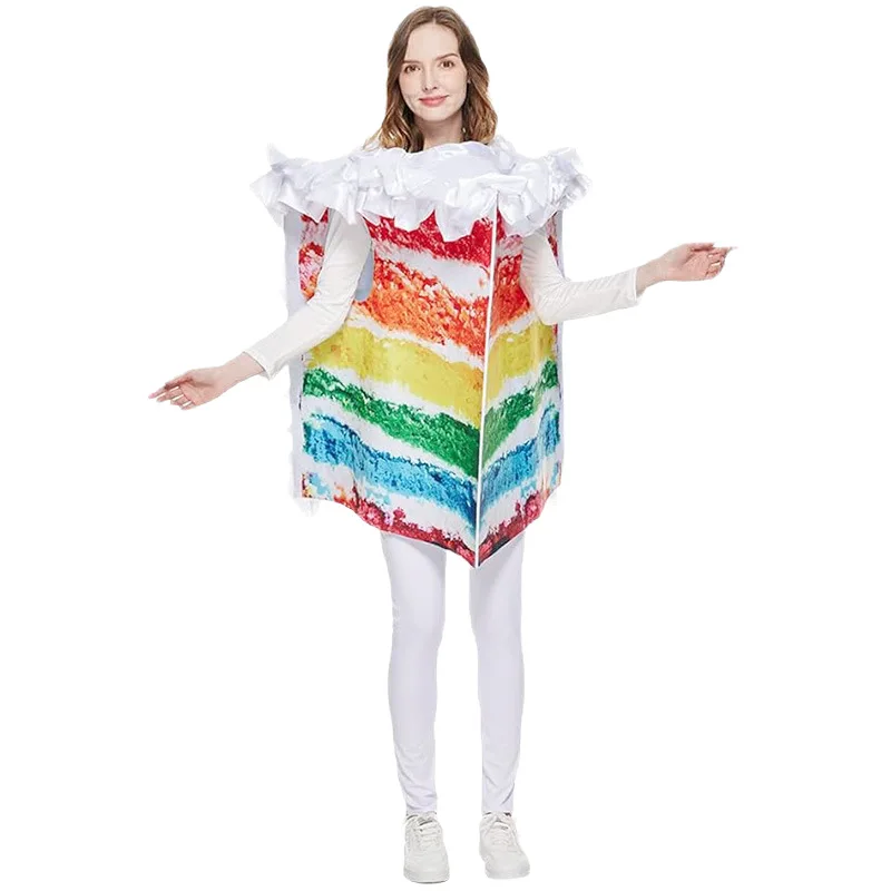 Thousand Layer Cake Clothing Stage Performance Color Role Play Bodysuit Halloween Masked Ball Polyester Tops Adult Suit
Thousand Layer Cake Clothing Stage Performance Color Role Play Bodysuit Halloween Masked Ball Polyester Tops Adult Suit