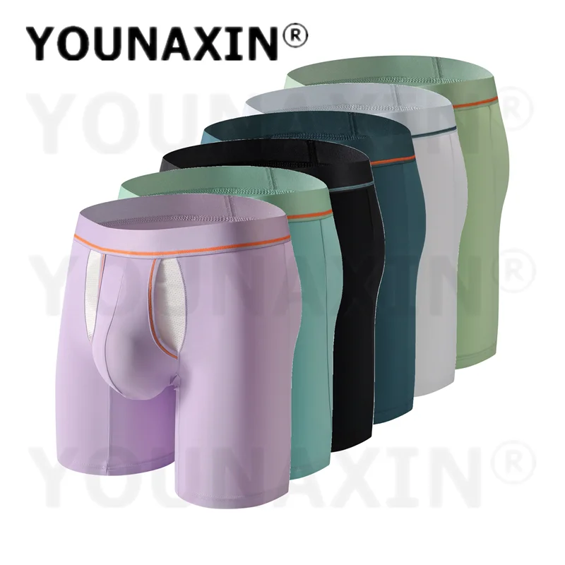 6 Pieces Men's Boxers Briefs Running Long Separate Pouch Breathable Sports Big Size Underwear Trunks M L XL 2XL YOUNAXIN
6 Pieces Men's Boxers Briefs Running Long Separate Pouch Breathable Sports Big Size Underwear Trunks M L XL 2XL YOUNAXIN