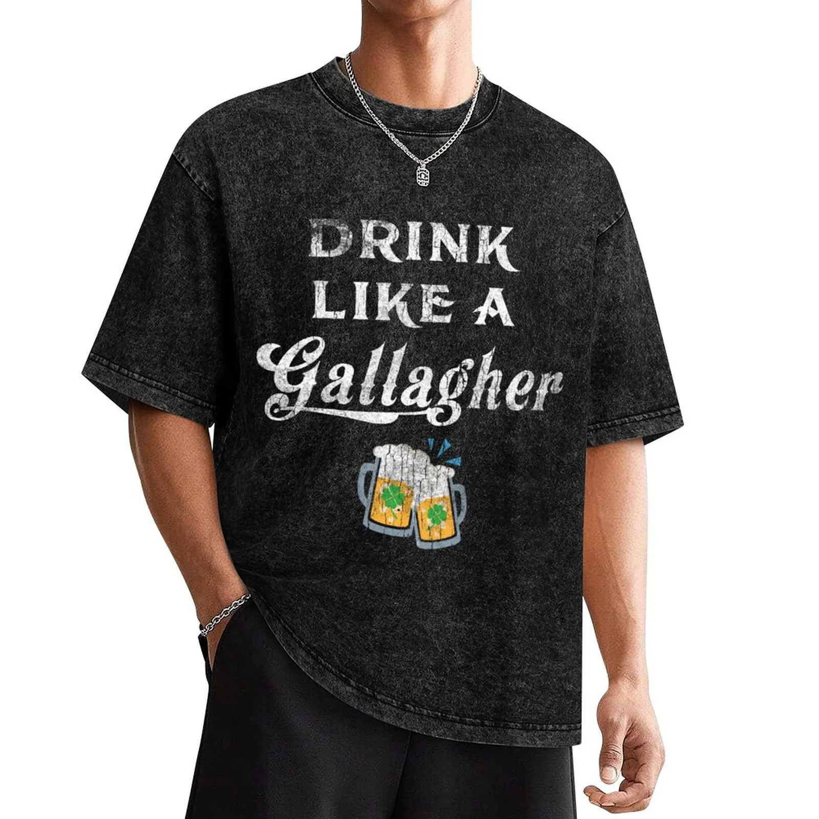 Drink Like A Gallagher, St. Patricks Day T-Shirt graphic t shirt vintage blue lock plain black t shirts men
Drink Like A Gallagher, St. Patricks Day T-Shirt graphic t shirt vintage blue lock plain black t shirts men