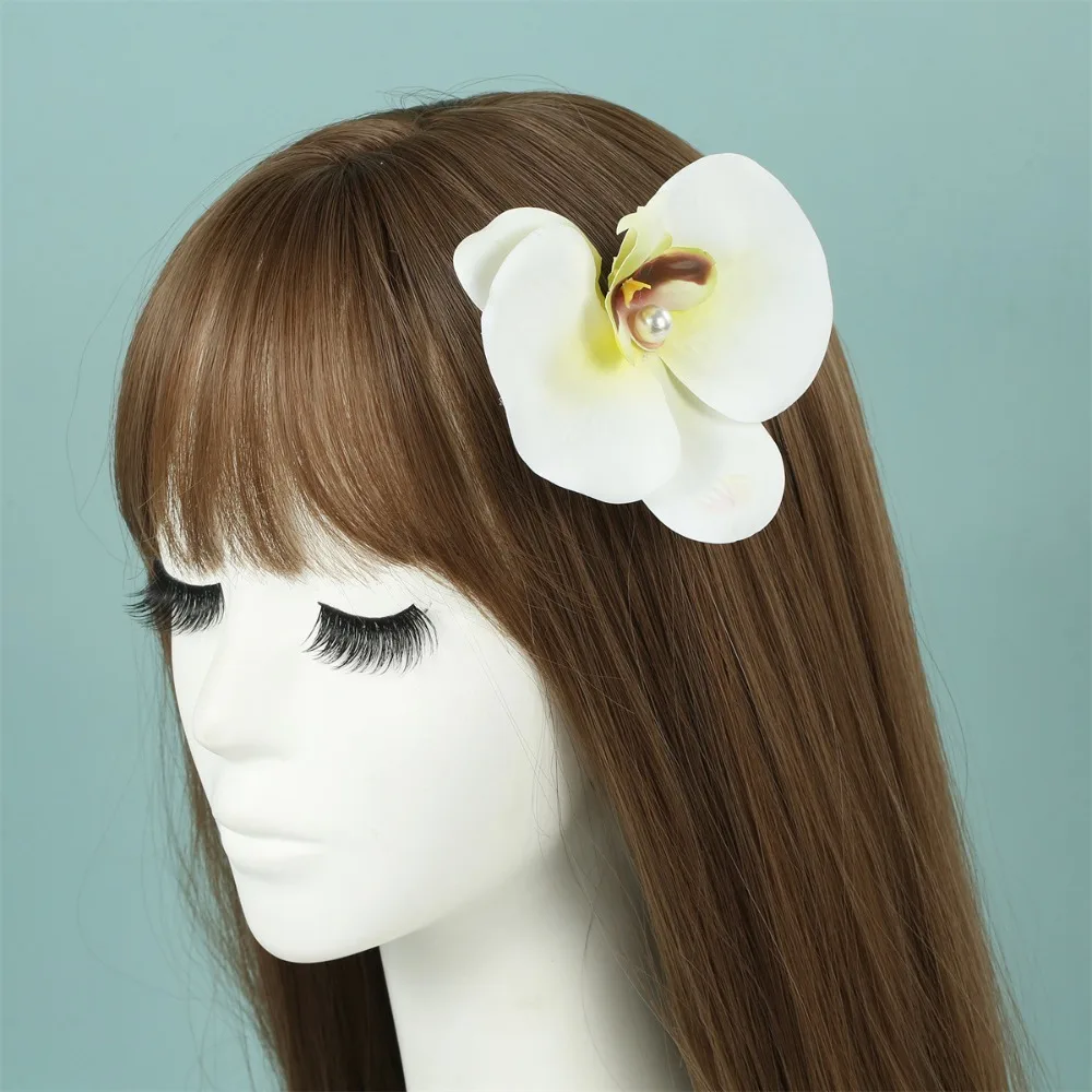 Cute Sweet Flower Hair Clip Bohemian Style Korean Style Orchid Flower Hairpin Alloy Cloth Girl Side Clip Party
Cute Sweet Flower Hair Clip Bohemian Style Korean Style Orchid Flower Hairpin Alloy Cloth Girl Side Clip Party