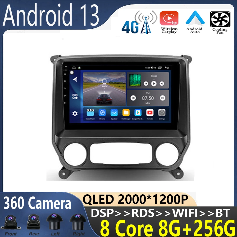 Android 13 For Chevrolet Silverado 3 2013-2019 Car Radio Multimedia Video Player Navigation stereo GPS No 2din dvd wireless
Android 13 For Chevrolet Silverado 3 2013-2019 Car Radio Multimedia Video Player Navigation stereo GPS No 2din dvd wireless