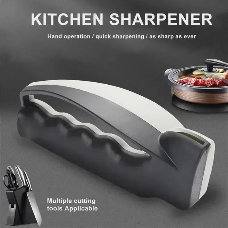 New Professional Knife Sharpener Kitchen Household Convenient Quick Whetstone Multifunction Sharpeners Kitchen Tools Accessories
New Professional Knife Sharpener Kitchen Household Convenient Quick Whetstone Multifunction Sharpeners Kitchen Tools Accessories