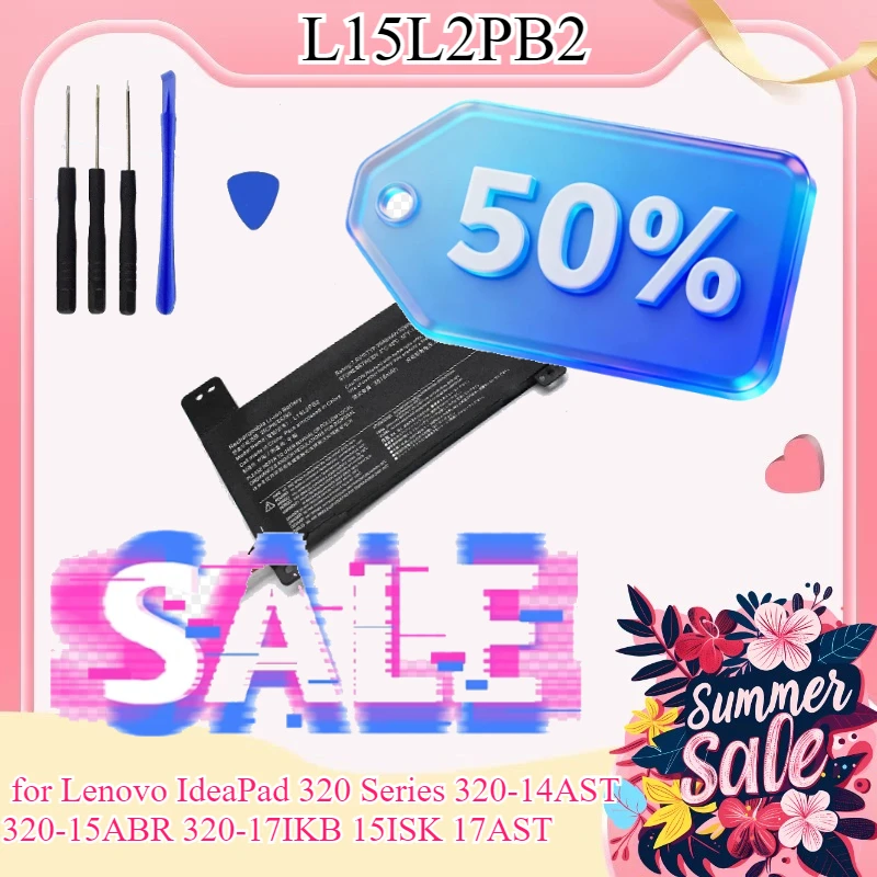 Аккумулятор L16L2PB2 L16C2PB2 L16M2PB2 7.6V 30Wh для Lenovo IdeaPad 320 Series 320-14AST 320-15ABR 320-17IKB 15ISK 17AST
Аккумулятор L16L2PB2 L16C2PB2 L16M2PB2 7.6V 30Wh для Lenovo IdeaPad 320 Series 320-14AST 320-15ABR 320-17IKB 15ISK 17AST