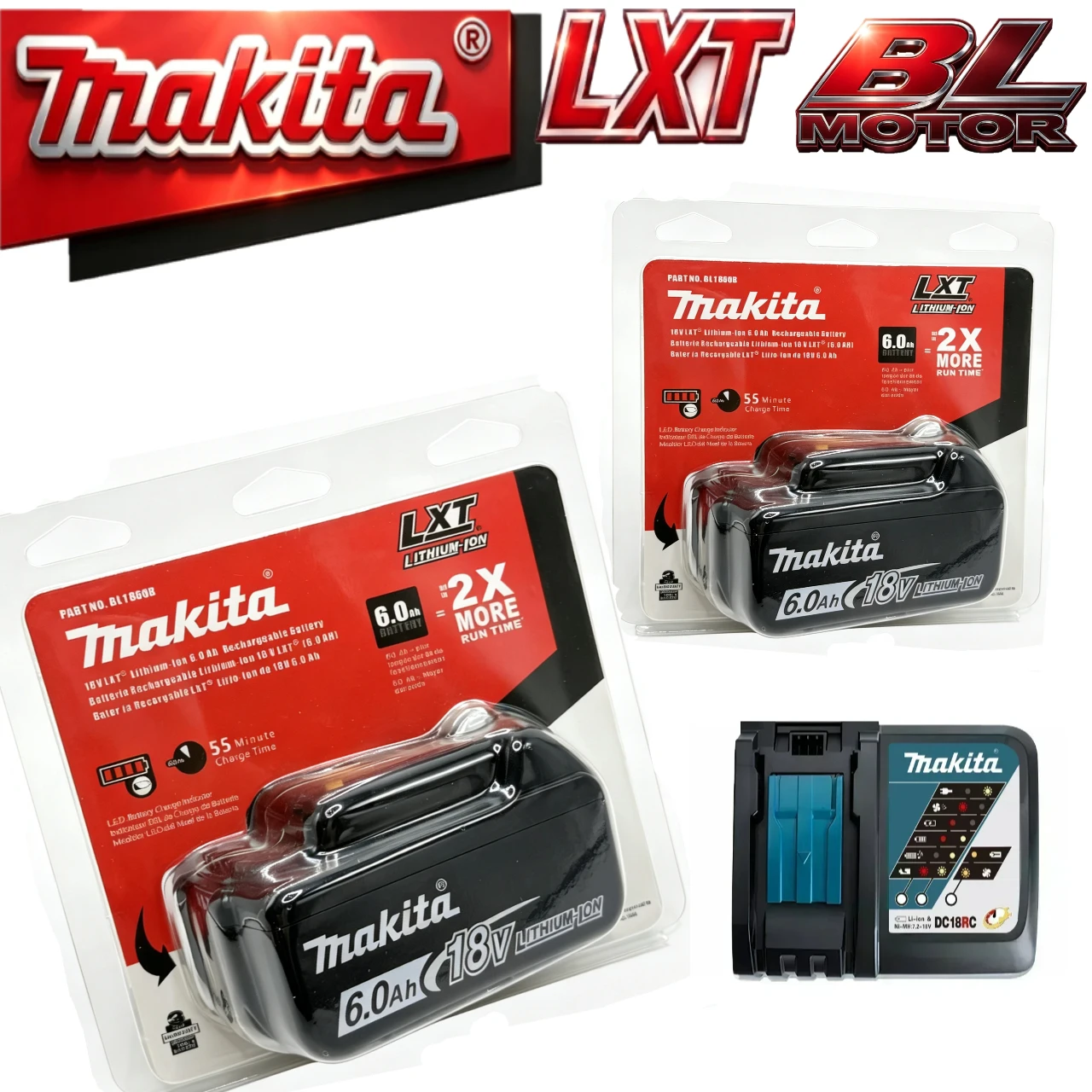 100% Original Makita 18V 6.0Ah Rechargeable Battery,For Makita BL1830 BL1830B BL1840 Power Tools Battery+electric Drill+charger
100% Original Makita 18V 6.0Ah Rechargeable Battery,For Makita BL1830 BL1830B BL1840 Power Tools Battery+electric Drill+charger