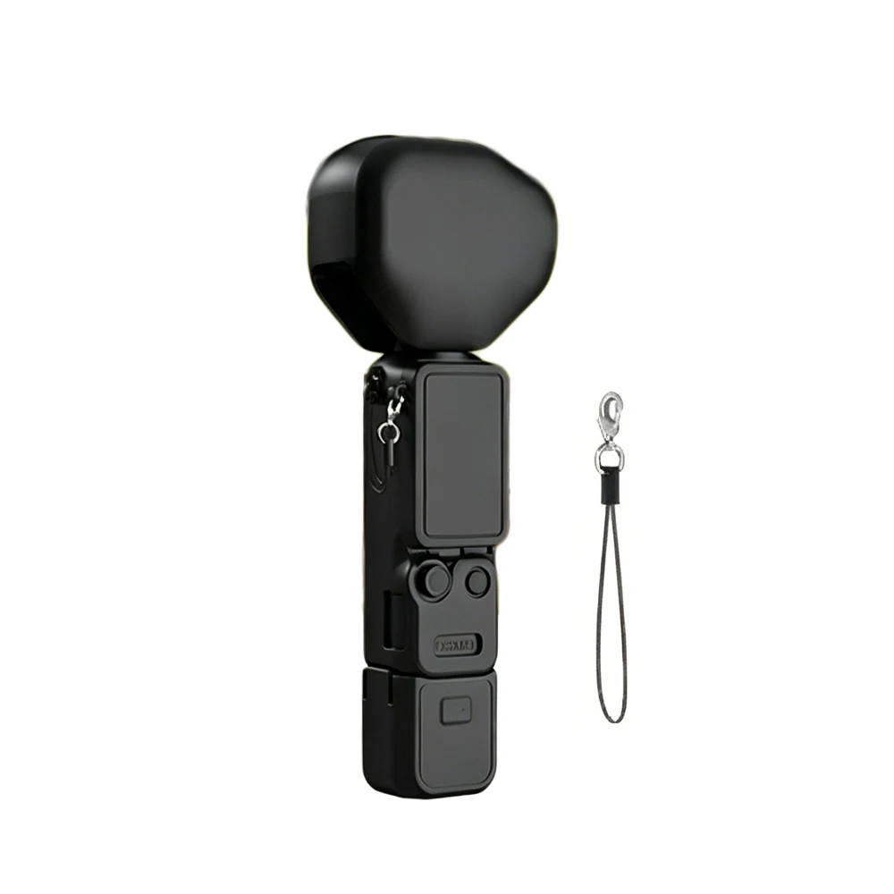 Silicone Full Protection Case for DJI Pocket 4 Pro Hollow Heat Dissipation Anti-Fall Anti-Fingerprint with Lanyard Slot Black
Silicone Full Protection Case for DJI Pocket 4 Pro Hollow Heat Dissipation Anti-Fall Anti-Fingerprint with Lanyard Slot Black