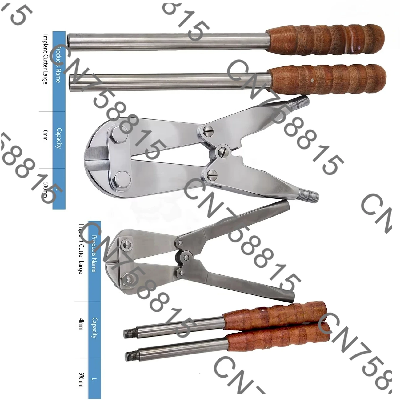 Removable handle with 4mm to 6mm capacity for autoclaving, veterinary orthopedic instruments, cutting procedures
Removable handle with 4mm to 6mm capacity for autoclaving, veterinary orthopedic instruments, cutting procedures