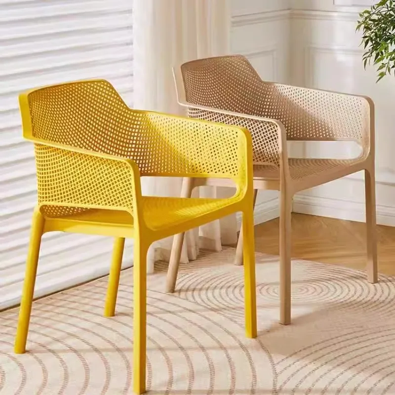 Outdoor open-air plastic chair Nordic simple hollow chair Cafe stacked chair Outdoor stacked armrest dining
Outdoor open-air plastic chair Nordic simple hollow chair Cafe stacked chair Outdoor stacked armrest dining