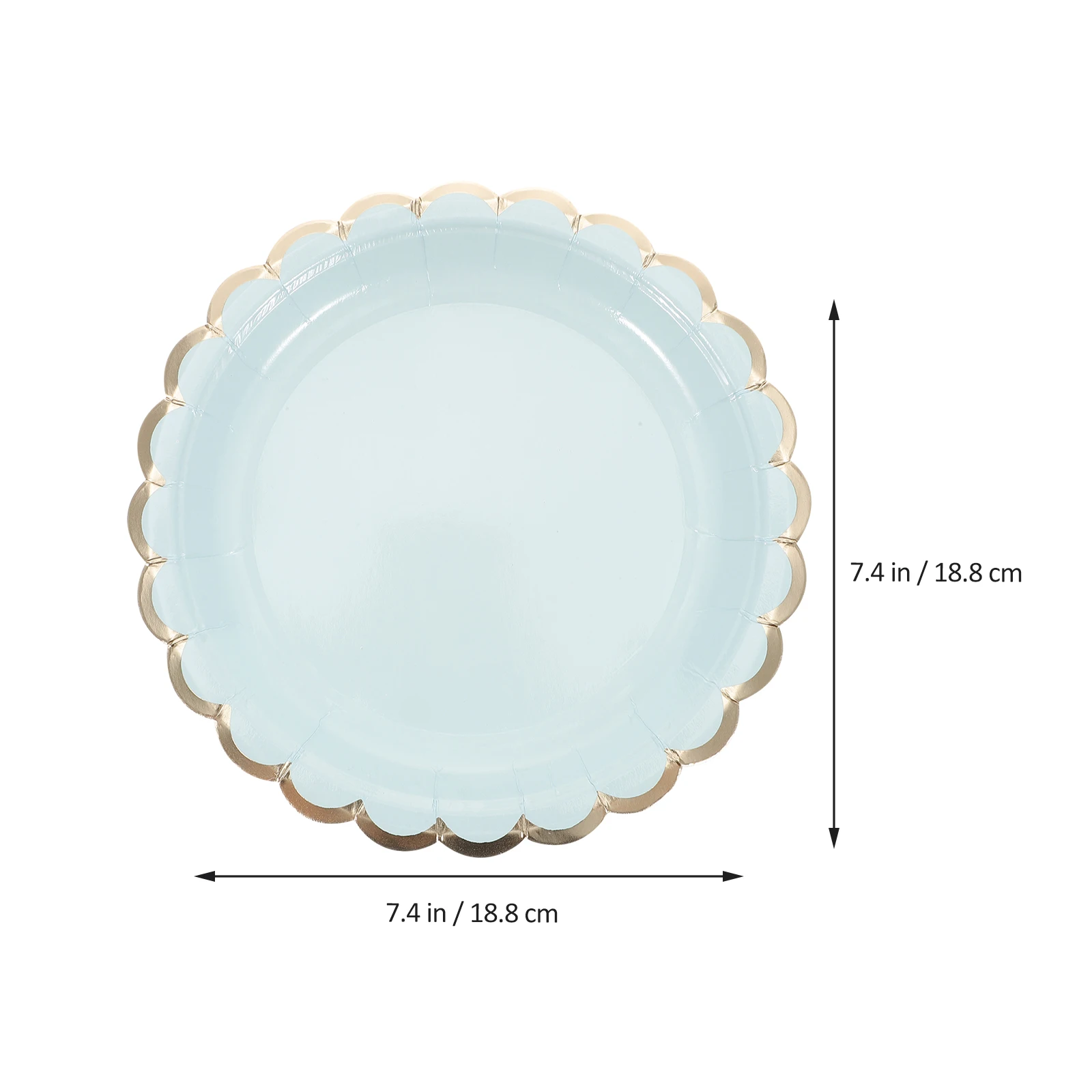 8 Pcs Disposable Plates Party Supplies Carnival Bronzing Tableware Sky Blue Food Safe Ink Stylish Design Birthday Wedding
8 Pcs Disposable Plates Party Supplies Carnival Bronzing Tableware Sky Blue Food Safe Ink Stylish Design Birthday Wedding