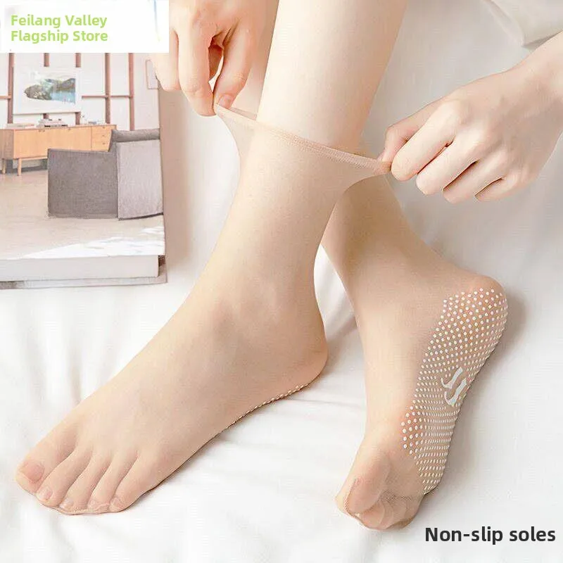 Ultra-Thin Invisible Women's Socks Full Transparency Anti-Slip Steel Wire Socks Adhesive Points Fly Blue Valley Brand
Ultra-Thin Invisible Women's Socks Full Transparency Anti-Slip Steel Wire Socks Adhesive Points Fly Blue Valley Brand