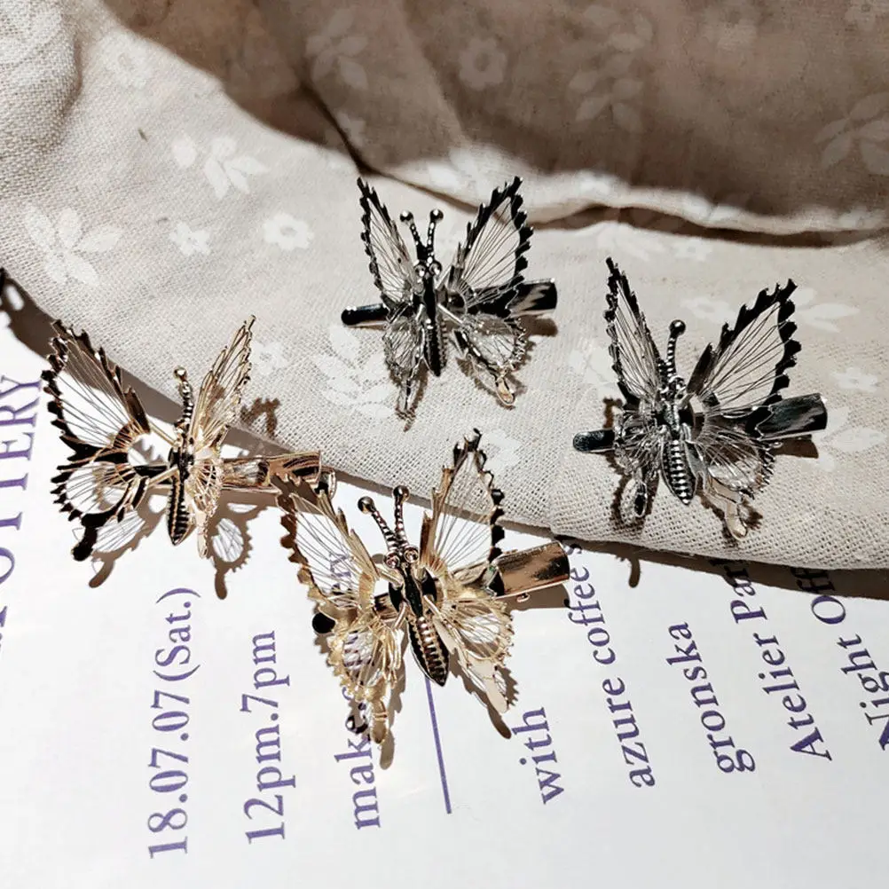 3Pcs Butterfly Hair Clip Set Headdress Lightweight Fashionable Hairpins for Celebration Daily Dress Hair Accessory
3Pcs Butterfly Hair Clip Set Headdress Lightweight Fashionable Hairpins for Celebration Daily Dress Hair Accessory