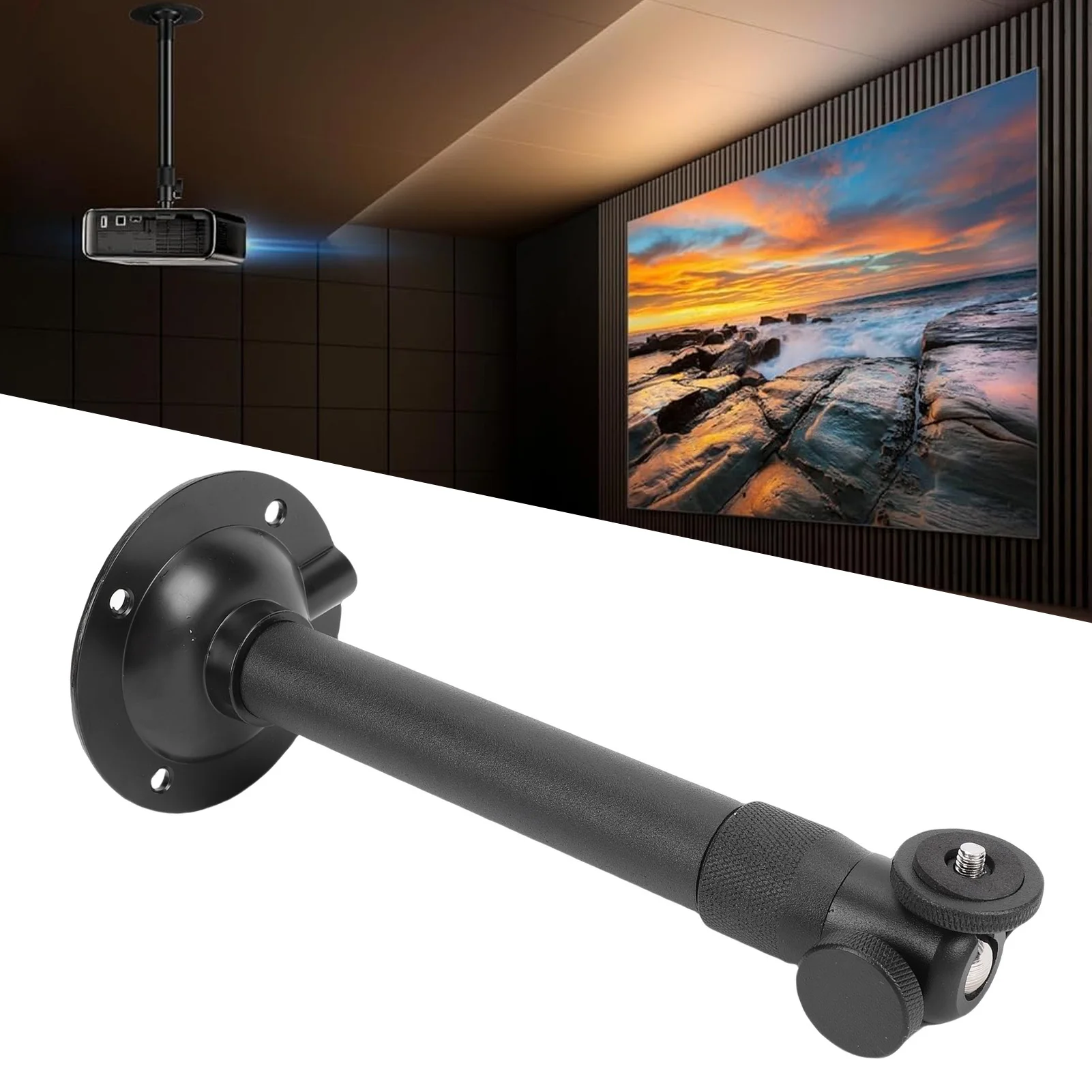 Кронштейн для крепления проектора на потолок или стену для проекторов TMY, универсальный, регулируемый по длине от 7,9 до 15,7 дюймов, поворот на 360 градусов ° Поворот на 90 градусов ° Наклон
Кронштейн для крепления проектора на потолок или стену для проекторов TMY, универсальный, регулируемый по длине от 7,9 до 15,7 дюймов, поворот на 360 градусов ° Поворот на 90 градусов ° Наклон