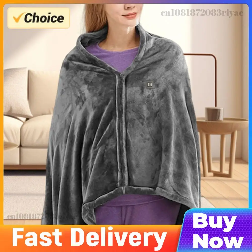 USB-одеяло с подогревом, 3 уровня нагрева, флисовое одеяло с подогревом, носимое одеяло из кораллового флиса, быстро нагревающаяся накидка-пеленка
USB-одеяло с подогревом, 3 уровня нагрева, флисовое одеяло с подогревом, носимое одеяло из кораллового флиса, быстро нагревающаяся накидка-пеленка