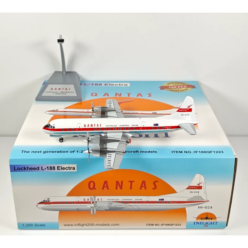 Inflight 1/200 Scale Qantas Flight L-188 VH-ECA Alloy Aircraft Model Collection Ornament Gift Toy
Inflight 1/200 Scale Qantas Flight L-188 VH-ECA Alloy Aircraft Model Collection Ornament Gift Toy