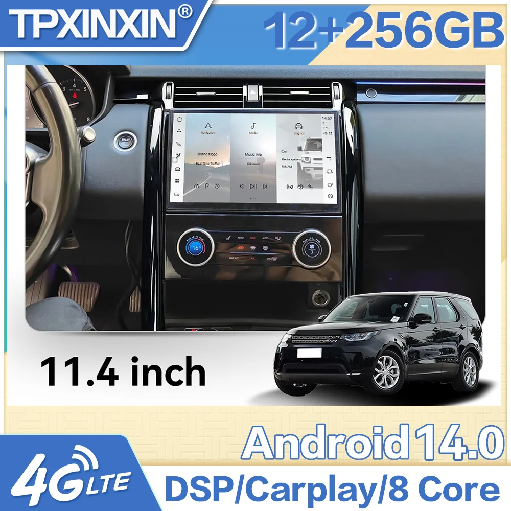 Android Auto 11.4 Inch Screen Player For Land Rover Discovery 5 2017-2020 Car Radio Qualcomm 128GB Stereo Multimedia Carplay DSP
Android Auto 11.4 Inch Screen Player For Land Rover Discovery 5 2017-2020 Car Radio Qualcomm 128GB Stereo Multimedia Carplay DSP
