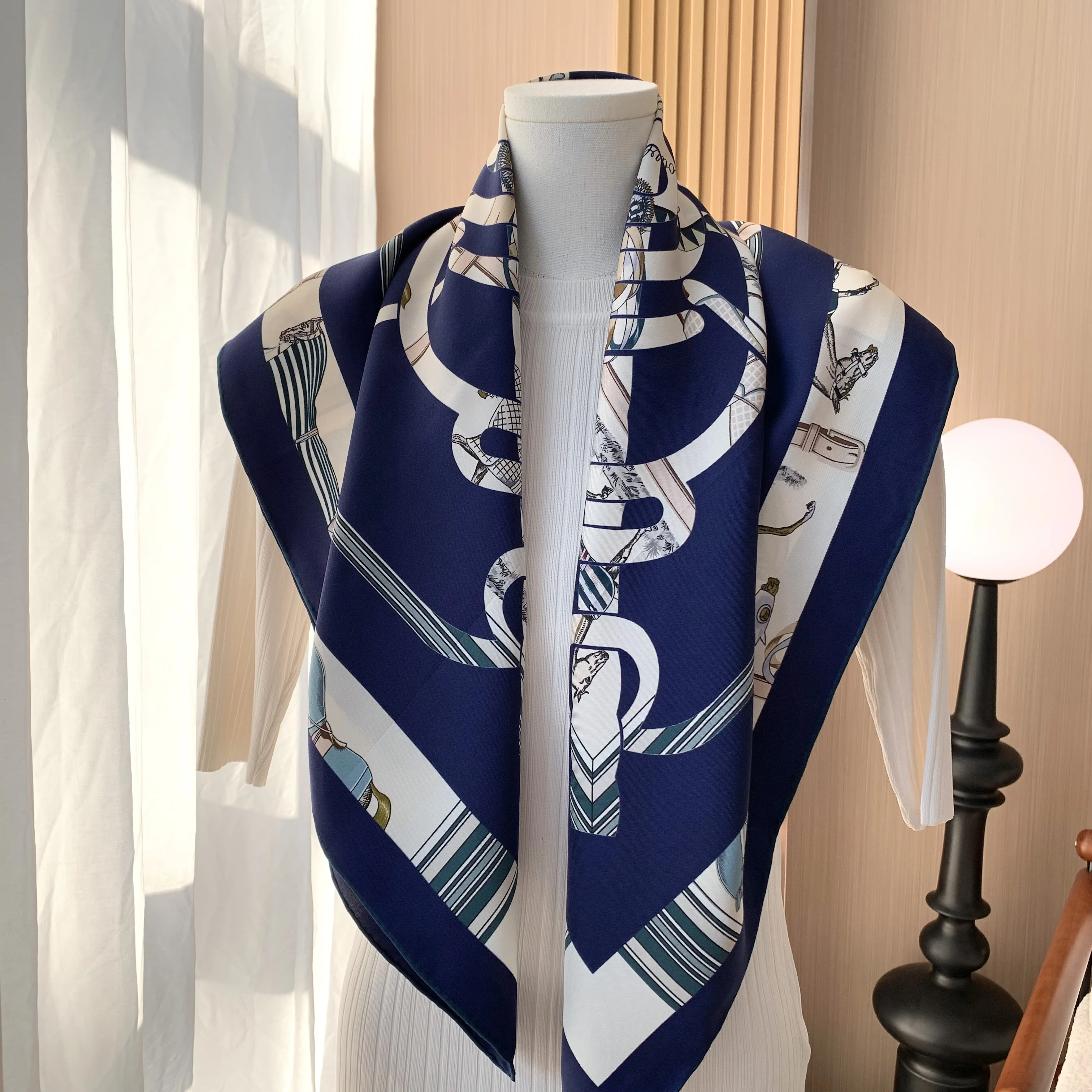 Luxury 100% Silk Scarf Shawl 18mm Double Sided Womens Fashion Head Scarves Hijab for Hair Wrapping
Luxury 100% Silk Scarf Shawl 18mm Double Sided Womens Fashion Head Scarves Hijab for Hair Wrapping
