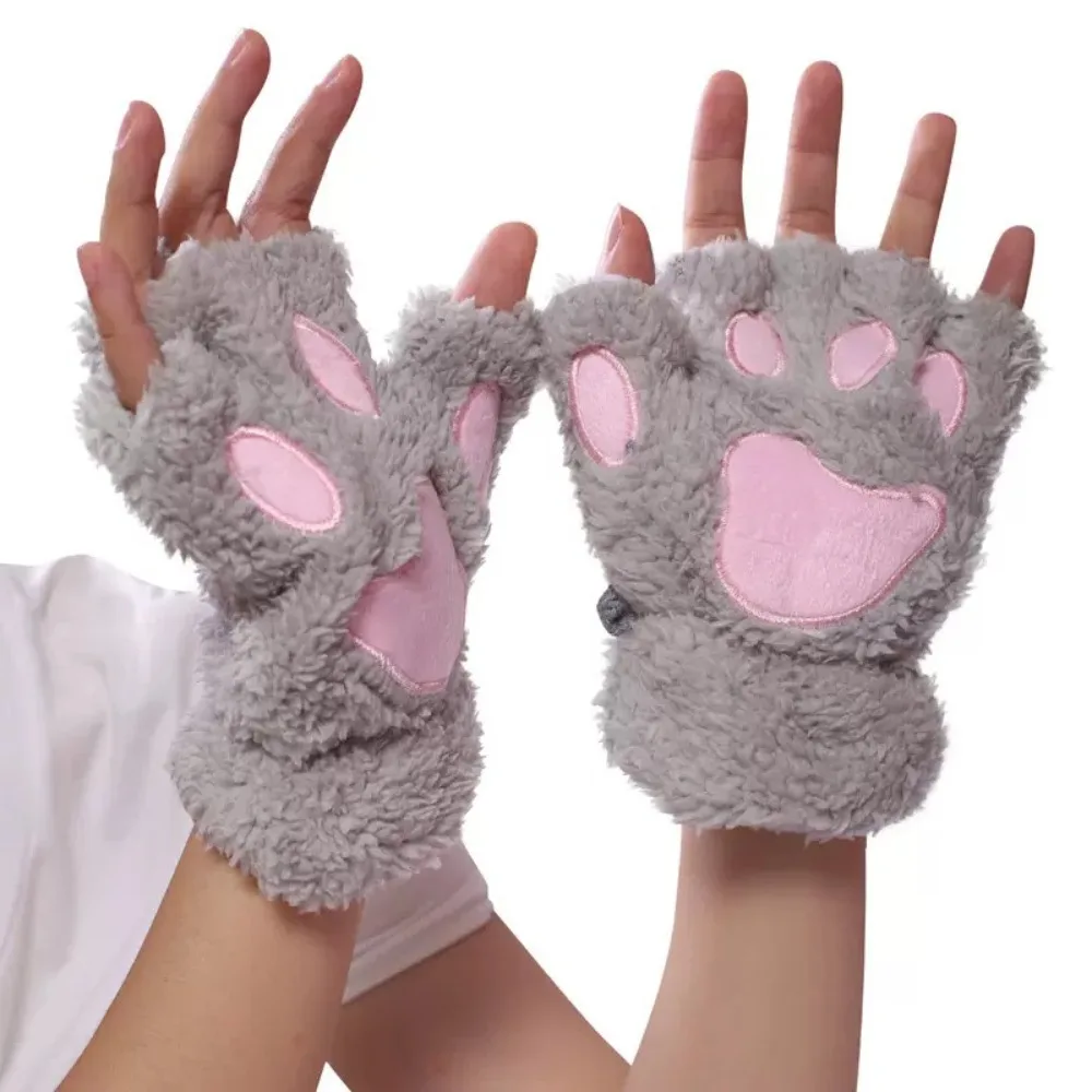 Gift PP Cotton Cartoon Anti-cold Mittens Soft Thickened Bear Paw Mittens Korean Style Swen Animal Fingerless Gloves Keep Warm
Gift PP Cotton Cartoon Anti-cold Mittens Soft Thickened Bear Paw Mittens Korean Style Swen Animal Fingerless Gloves Keep Warm