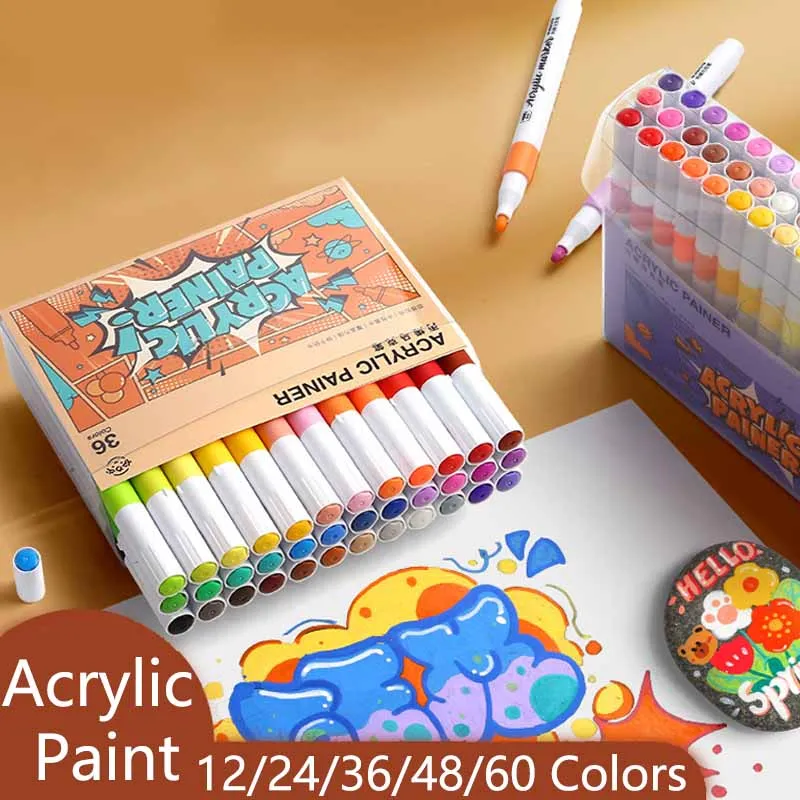 Colored Acrylic Paint Pens Sketching Markers Set Brush for Calligraphy Lettering Rock Glass Canvas Metal Ceramic Wood
Colored Acrylic Paint Pens Sketching Markers Set Brush for Calligraphy Lettering Rock Glass Canvas Metal Ceramic Wood