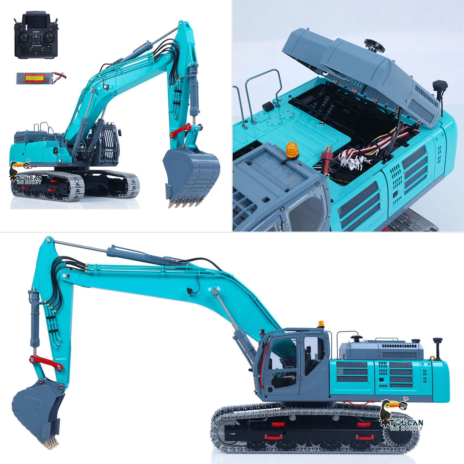 Радиоуправляемый гидравлический экскаватор LESU SK500LC 1/14, металлическая модель, 6-канальный, с ЧПУ, светом и детализированным корпусом, строительная техника
Радиоуправляемый гидравлический экскаватор LESU SK500LC 1/14, металлическая модель, 6-канальный, с ЧПУ, светом и детализированным корпусом, строительная техника