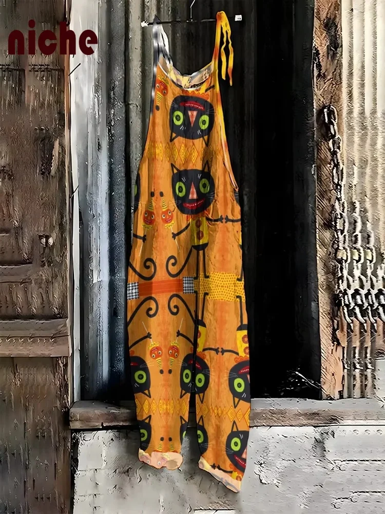 New Women's Work Pants, Pants, Jumpsuit, Retro Bohemian Style Women's Jumpsuit, Summer Strap, Comfortable and Loose Cveralls
New Women's Work Pants, Pants, Jumpsuit, Retro Bohemian Style Women's Jumpsuit, Summer Strap, Comfortable and Loose Cveralls