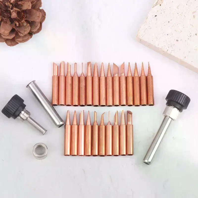 900 Pure Copper Soldering Iron Tip Soldering Iron Tip Pure Copper Non-magnetic Soldering Horn Electric Soldering Iron Tip
900 Pure Copper Soldering Iron Tip Soldering Iron Tip Pure Copper Non-magnetic Soldering Horn Electric Soldering Iron Tip