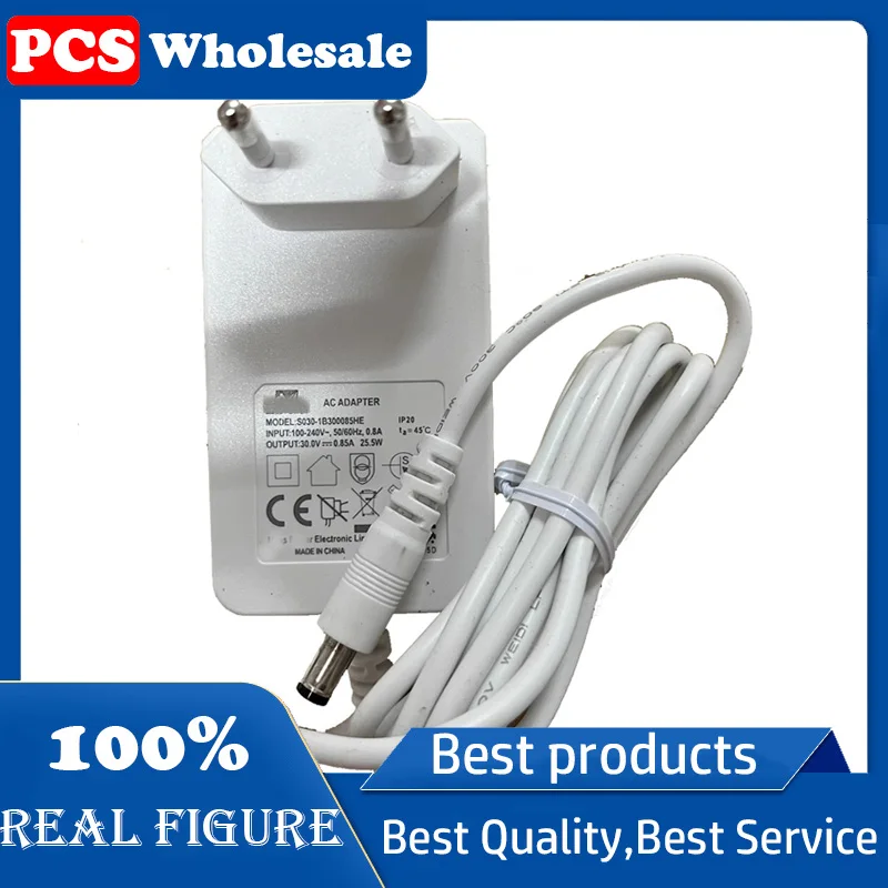 Original European standard white 30V0.85A power adapter S030-1B3000HEC charging cable 25.5W S030-1B300085HE
Original European standard white 30V0.85A power adapter S030-1B3000HEC charging cable 25.5W S030-1B300085HE