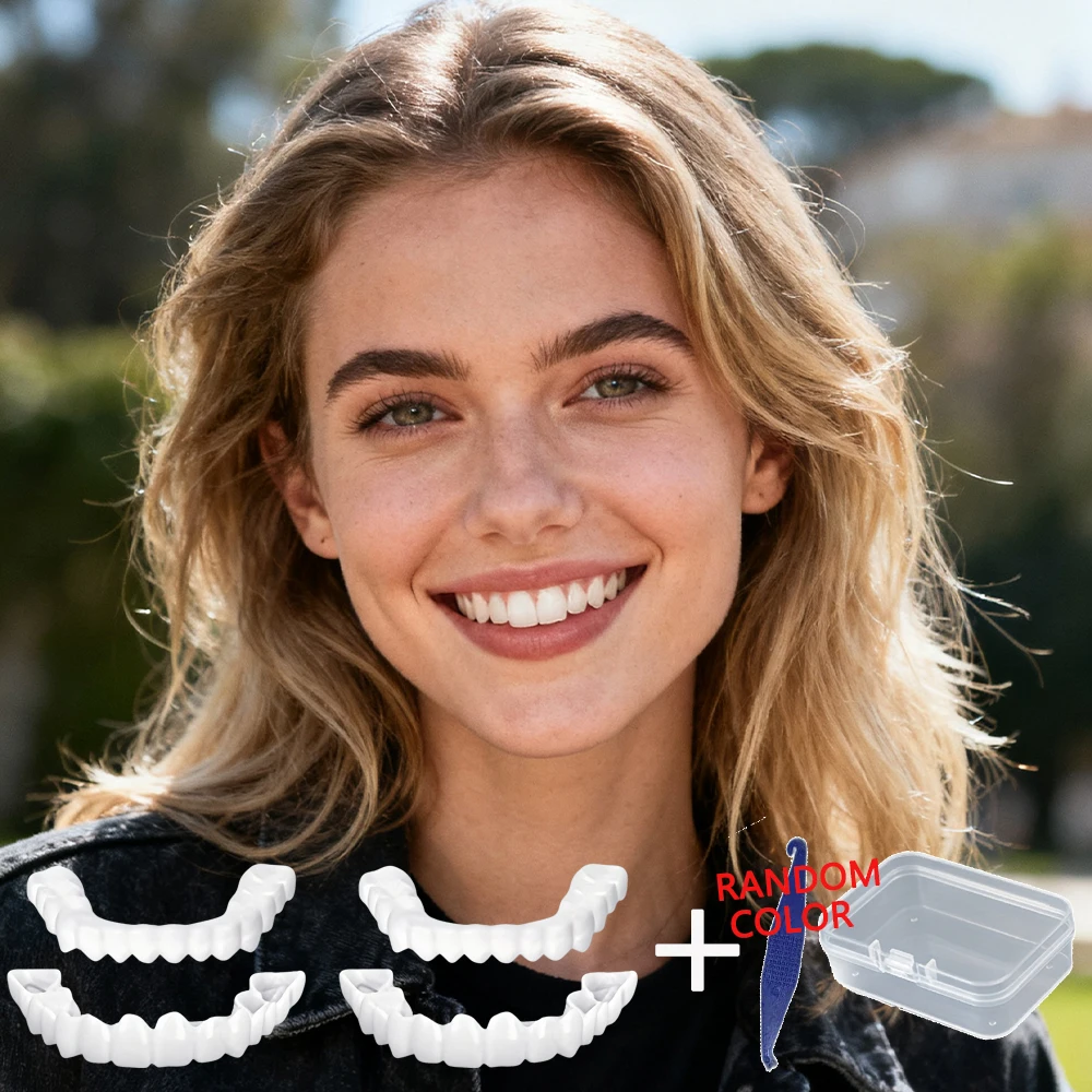 New No Prep Needed Teeth Veneers Reusable Instant Smile Whitening Tooth Preparation Required H2931
New No Prep Needed Teeth Veneers Reusable Instant Smile Whitening Tooth Preparation Required H2931