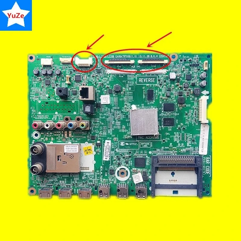 Main Board EAX64797006 Motherboard EBR76823173 for LG TV 42"47"55 inch EBU62038141 EBR76823185 EBT62898201 EBR76823176
Main Board EAX64797006 Motherboard EBR76823173 for LG TV 42"47"55 inch EBU62038141 EBR76823185 EBT62898201 EBR76823176