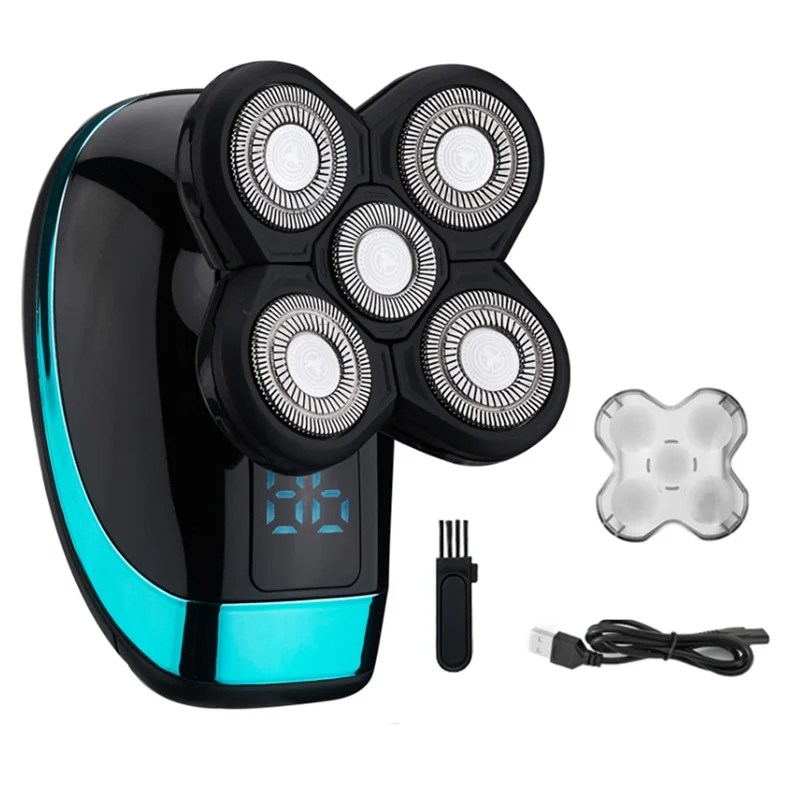 A84G-5-In1 Shaver 4D Men's Rechargeable Bald Head Electric Shaver 5 Floating Heads Beard Nose Ear Hair Trimmer Razor
A84G-5-In1 Shaver 4D Men's Rechargeable Bald Head Electric Shaver 5 Floating Heads Beard Nose Ear Hair Trimmer Razor