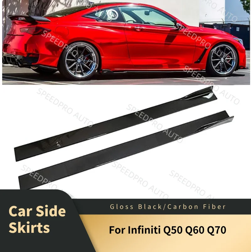 Car Side Skirts For Infiniti Q50 Q60 Q70 86.6" Splitter Extension Lip Rocker Diffuser Winglet Wings Body Kits Protector Black
Car Side Skirts For Infiniti Q50 Q60 Q70 86.6" Splitter Extension Lip Rocker Diffuser Winglet Wings Body Kits Protector Black