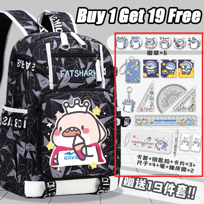 2025 New Fatty Shark Boy Backpack Lightweight Large Capacity Backpack Teen Backpack Luxury Design Back to School Backpack
2025 New Fatty Shark Boy Backpack Lightweight Large Capacity Backpack Teen Backpack Luxury Design Back to School Backpack