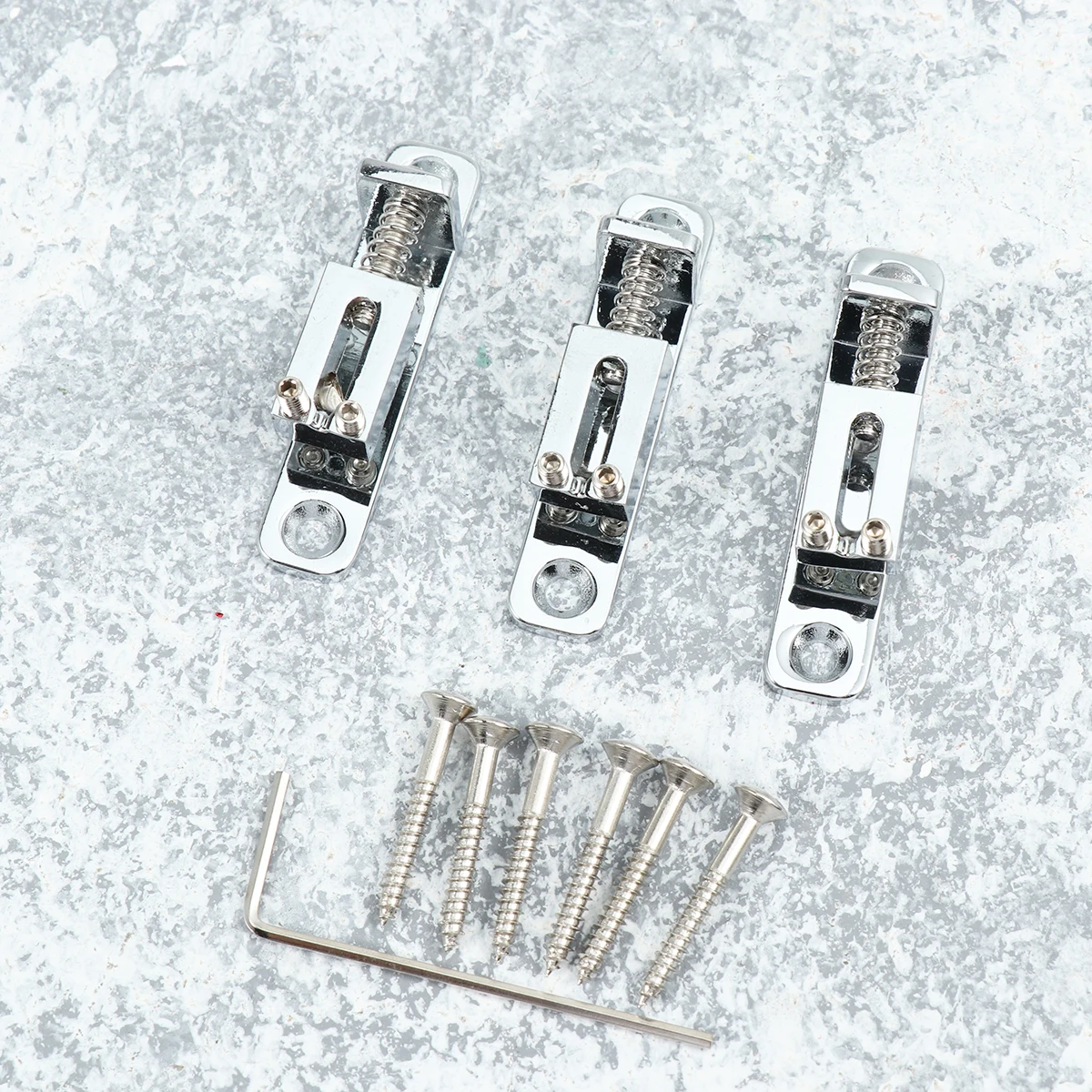 3Pcs Guitar Bridge Replacement Roller Saddles Machined Metal Bridge for Electric Bass Guitar Parts Upgrade
3Pcs Guitar Bridge Replacement Roller Saddles Machined Metal Bridge for Electric Bass Guitar Parts Upgrade