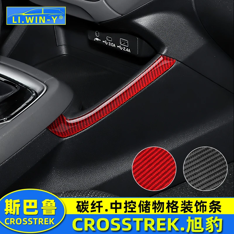 Для Subaru Crosstrek 2024, мягкое углеродное волокно, центральное управление, отделение для хранения, декоративная полоса
Для Subaru Crosstrek 2024, мягкое углеродное волокно, центральное управление, отделение для хранения, декоративная полоса