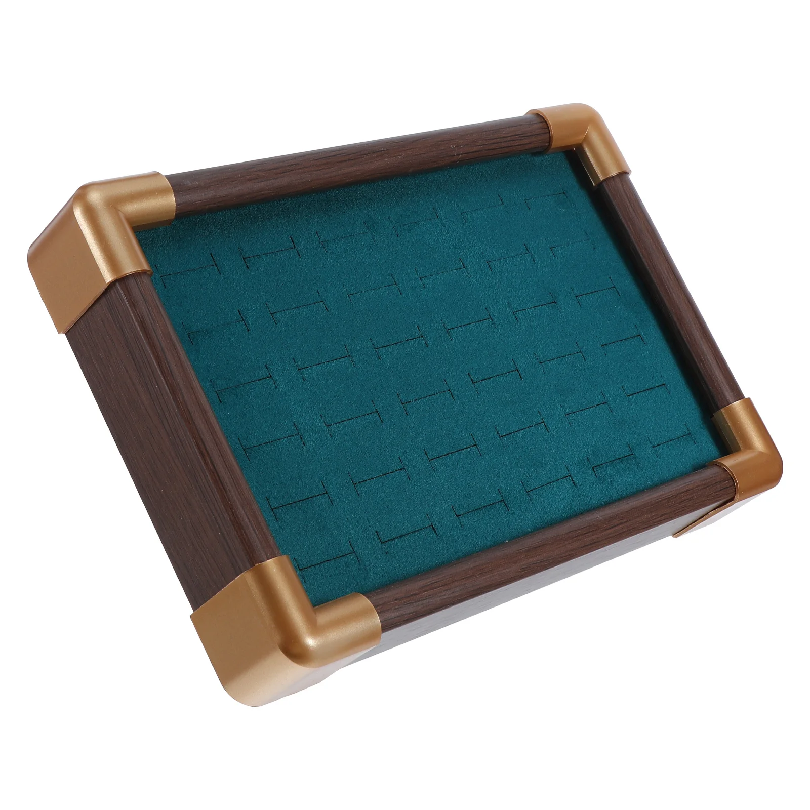 36 Slot Solid Wood Jewelry Display Tray Organizer Ring and Earring Holder Stand for Countertop Retail Home Showcase Storage
36 Slot Solid Wood Jewelry Display Tray Organizer Ring and Earring Holder Stand for Countertop Retail Home Showcase Storage