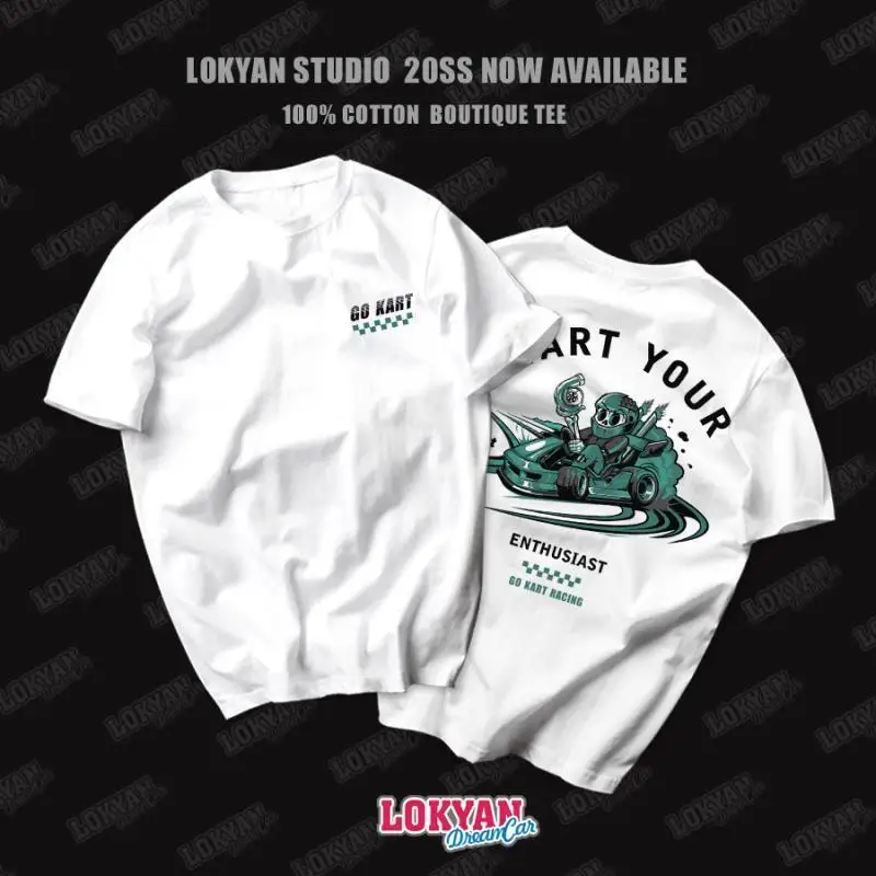 Car File Enlightenment Kart Theme Cartoon Peripheral T-Shirt Extremely Fast Drift JDM Modified Car Kart Short Sleeve
Car File Enlightenment Kart Theme Cartoon Peripheral T-Shirt Extremely Fast Drift JDM Modified Car Kart Short Sleeve