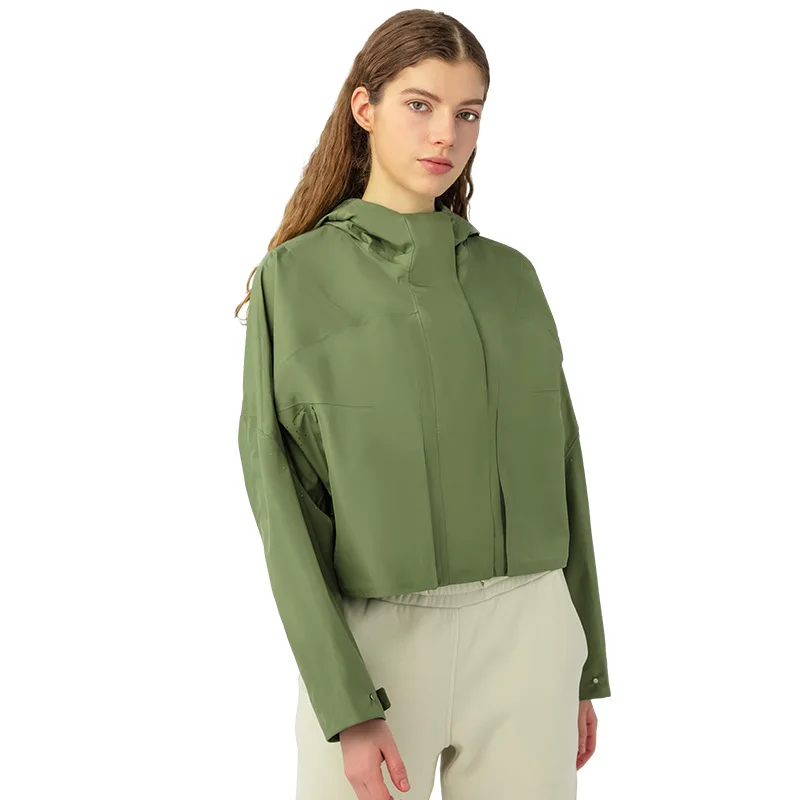 Mermaid Curve Waterproof Windproof Breathable Rush Clothes Women's Hiking Camping Short Hooded Outdoor Mountaineering Suit
Mermaid Curve Waterproof Windproof Breathable Rush Clothes Women's Hiking Camping Short Hooded Outdoor Mountaineering Suit