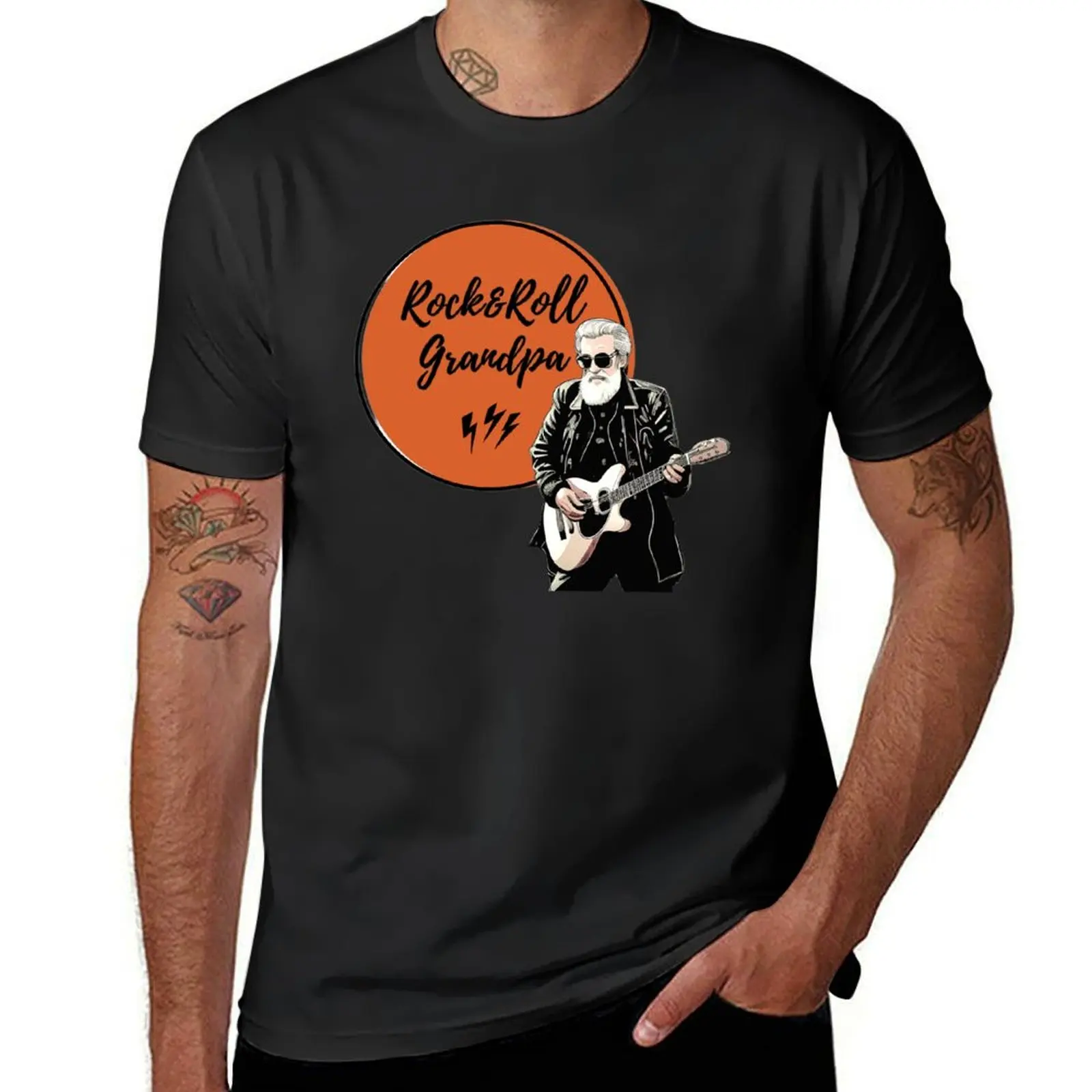 Grandpa rock&roll, guitar, rock, music T-Shirt quick-drying kawaii clothes t shirts for men
Grandpa rock&roll, guitar, rock, music T-Shirt quick-drying kawaii clothes t shirts for men