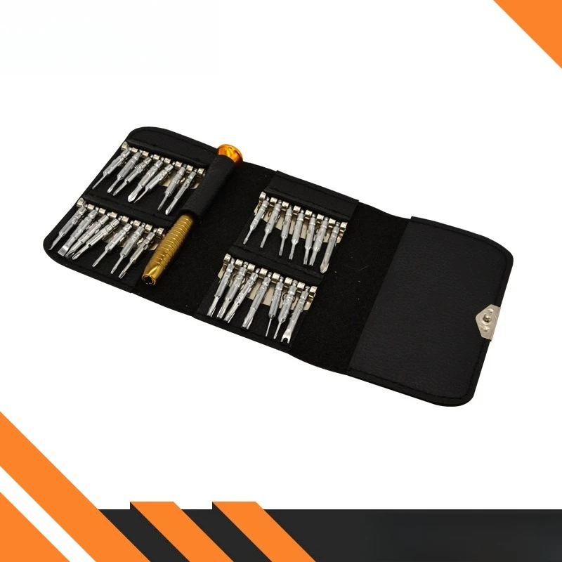 29 In 1 Leather Case Manual Disassembly Tool Multi-spec Screwdriver Set Mobile Phone Repair Kit