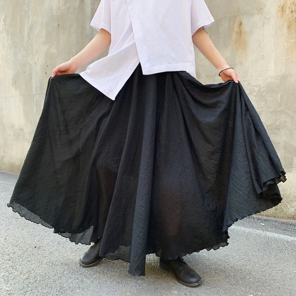 Y2k Dark Gothic Loose Flowy Skirt Pants Genderless Streetwear Fashion Nightclub Youth Trend Campus Casual Wide-Leg Pants Unisex
Y2k Dark Gothic Loose Flowy Skirt Pants Genderless Streetwear Fashion Nightclub Youth Trend Campus Casual Wide-Leg Pants Unisex