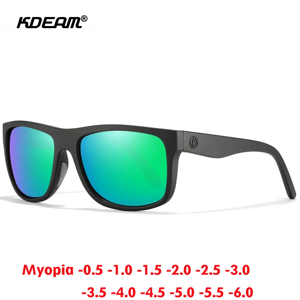 KDEAM Classic Fashion Myopia Sunglasses Square Men Women Polarized Outdoor Prescription Optics Cycling Goggles -0.50 to -6.0
KDEAM Classic Fashion Myopia Sunglasses Square Men Women Polarized Outdoor Prescription Optics Cycling Goggles -0.50 to -6.0