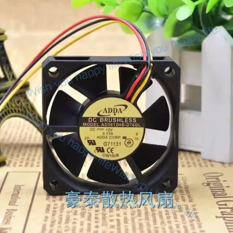L... FOR ADDA AD0612HB-D76GL 6015 DC12V 0.13A 6CM 3-Wire Ball Cooling Fan
L... FOR ADDA AD0612HB-D76GL 6015 DC12V 0.13A 6CM 3-Wire Ball Cooling Fan