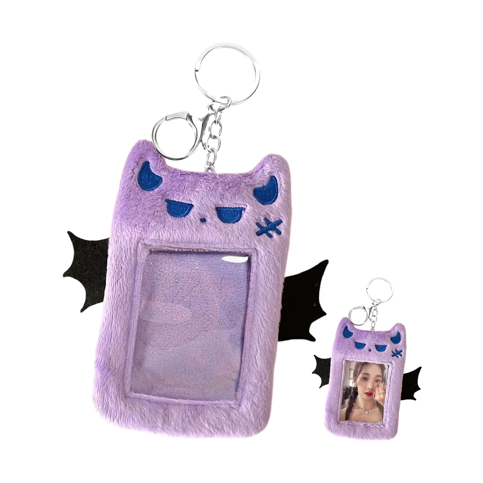 Cute Little Devil Plush Card Holder for Students Campus Photo ID Bus Card Display Pendant Pocket Card Protector Accessories
Cute Little Devil Plush Card Holder for Students Campus Photo ID Bus Card Display Pendant Pocket Card Protector Accessories