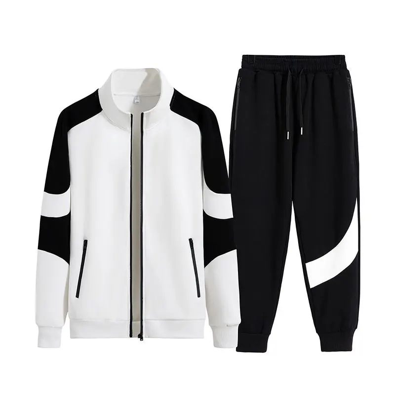 Spring and Autumn New Zipper cardigan Waist Pants Set 100% Cotton Sports and Leisure Set Versatile Coat Men's Two Piece Set
Spring and Autumn New Zipper cardigan Waist Pants Set 100% Cotton Sports and Leisure Set Versatile Coat Men's Two Piece Set