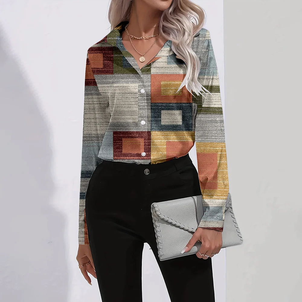 2025 New Ladies Shirt Buttons Long-sleeved Lapel Temperament Elegant Ladies Blouse Slim Casual Loose Trend Commuter Shirt
2025 New Ladies Shirt Buttons Long-sleeved Lapel Temperament Elegant Ladies Blouse Slim Casual Loose Trend Commuter Shirt